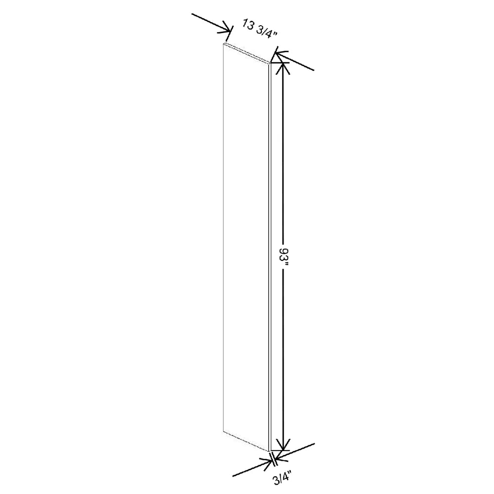 Fabuwood Illume Tuscany Muratti 1 11 3/4" W X 93 3/4" H X 3/4" D Wainscot Panel