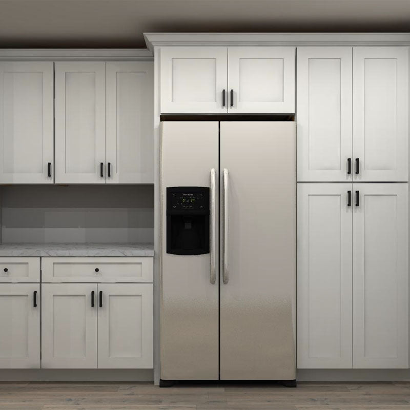 Fabuwood Allure Galaxy Frost 144 by 120 in. Galley Kitchen