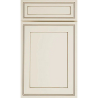 J & K Transitional Pearl Glazed H9 Door Sample