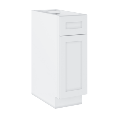 Base Kitchen Cabinet B12 Alpina White LessCare 12 in. width 34.5 in. height 24 in. depth