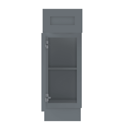 Base Kitchen Cabinet B12 Colonial Gray LessCare 12 in. width 34.5 in. height 24 in. depth