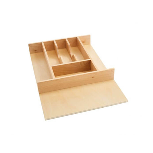 Wolf Classic Grove Sandalwood Stain Drawer - Wood Cutlery Insert Kit