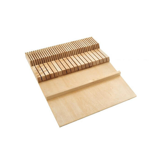 Wolf Classic York White Paint Base Drawer Knife Drawer Insert Installed