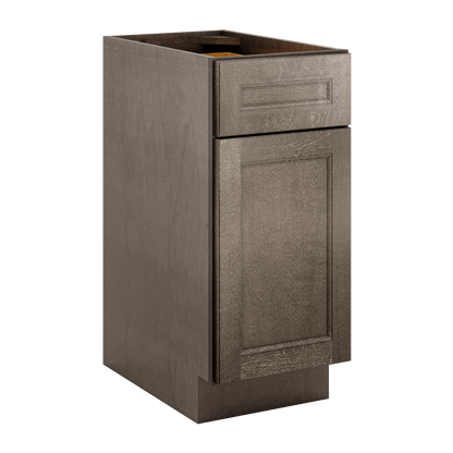 Base Kitchen Cabinet B15 Milan Slate 15 in. width 34.5 in. height 24 in. depth