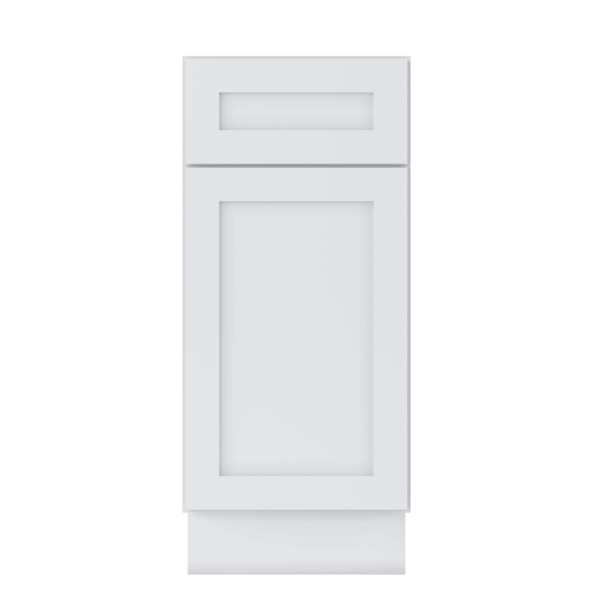 Base Kitchen Cabinet B15 Alpina White LessCare 15 in. width 34.5 in. height 24 in. depth