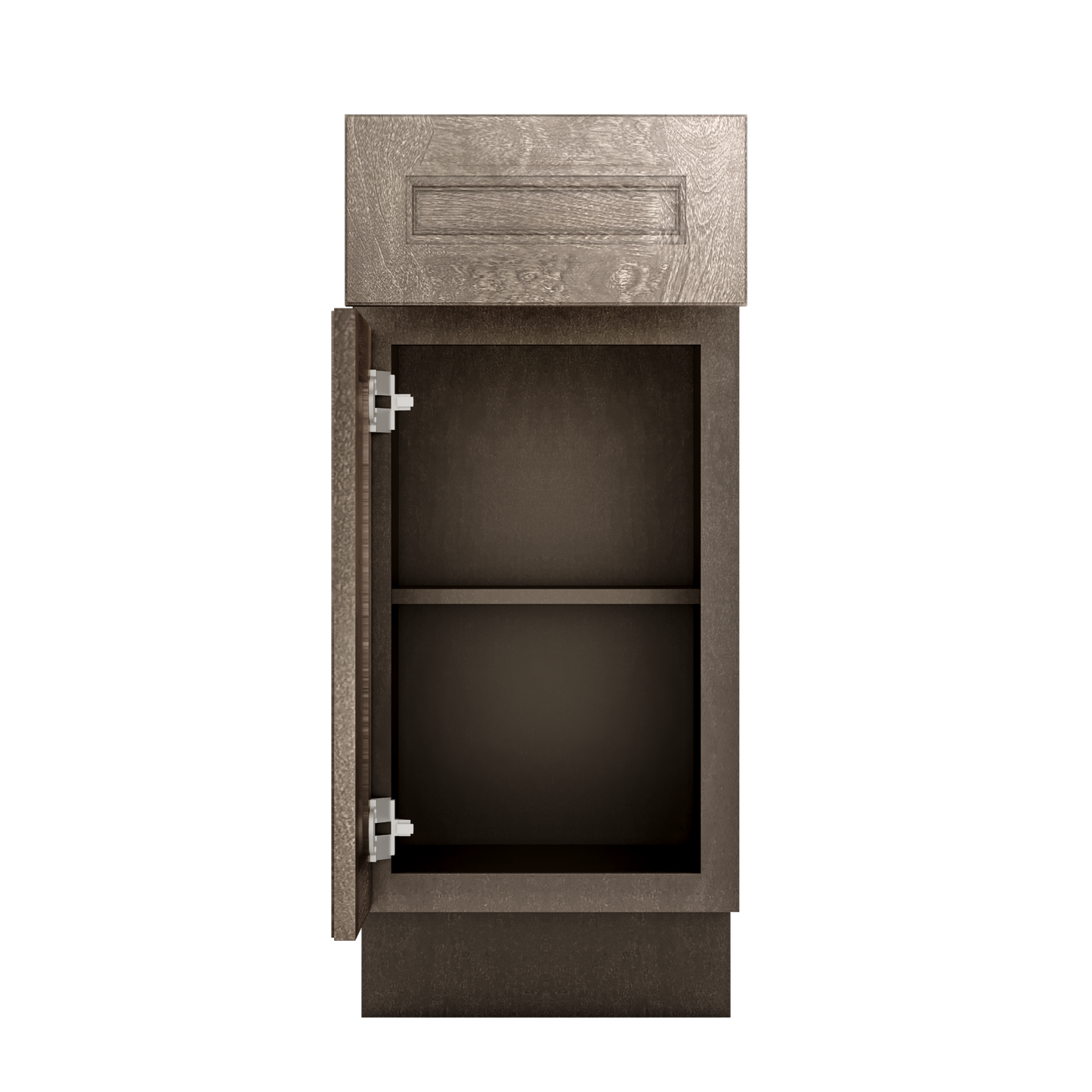 Base Kitchen Cabinet B15 Milan Slate 15 in. width 34.5 in. height 24 in. depth