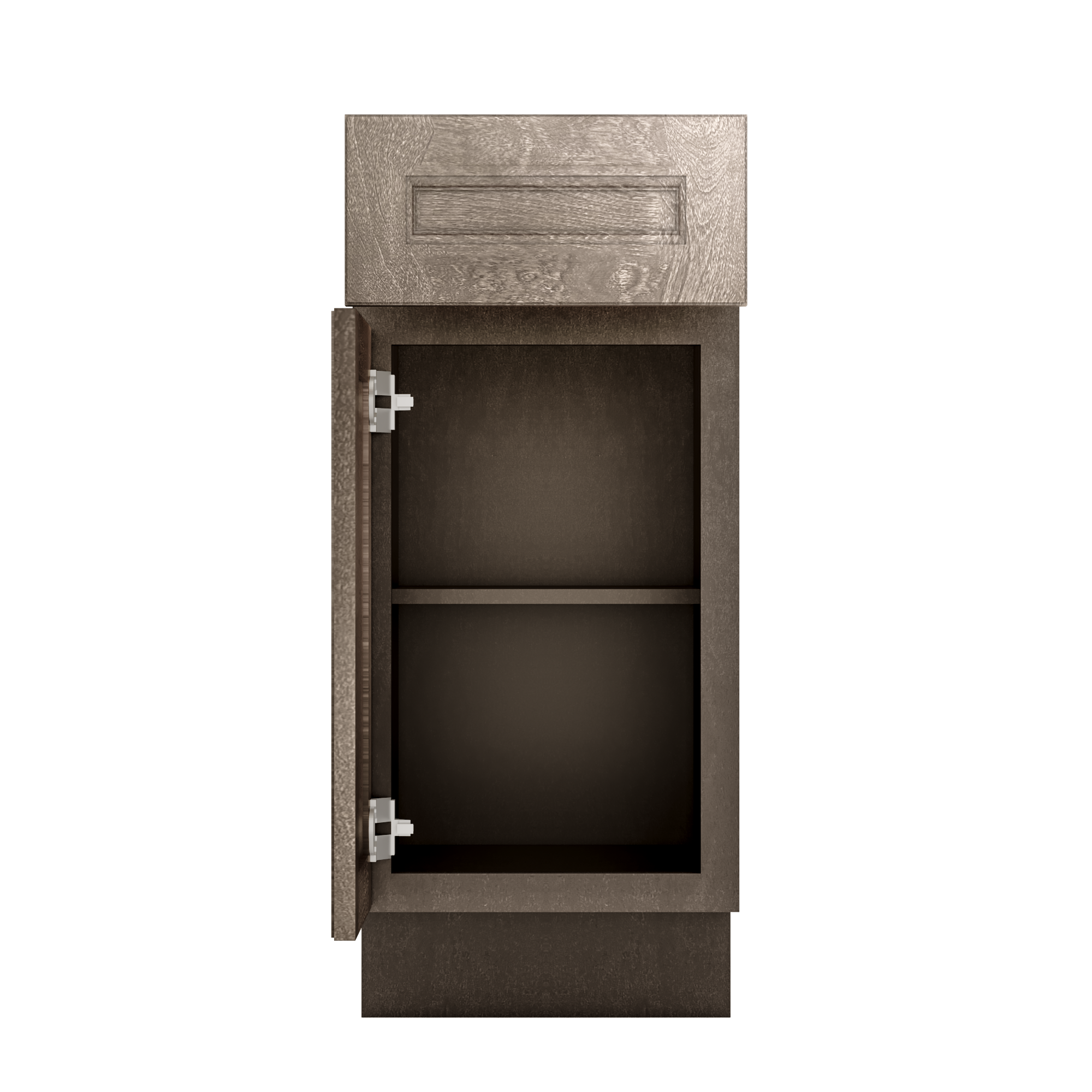 Base Kitchen Cabinet B15 Milan Slate 15 in. width 34.5 in. height 24 in. depth