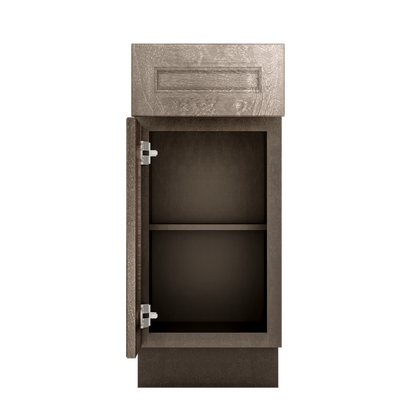 Base Kitchen Cabinet B15 Milan Slate 15 in. width 34.5 in. height 24 in. depth