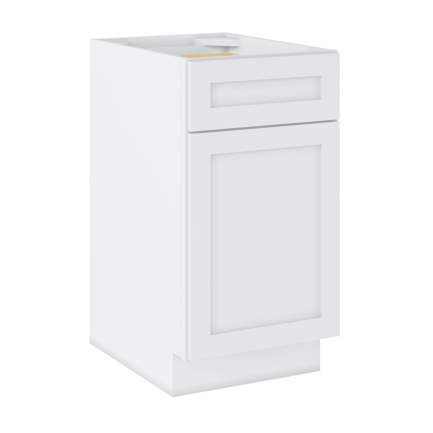 Base Kitchen Cabinet B18 Alpina White LessCare 18 in. width 34.5 in. height 24 in. depth