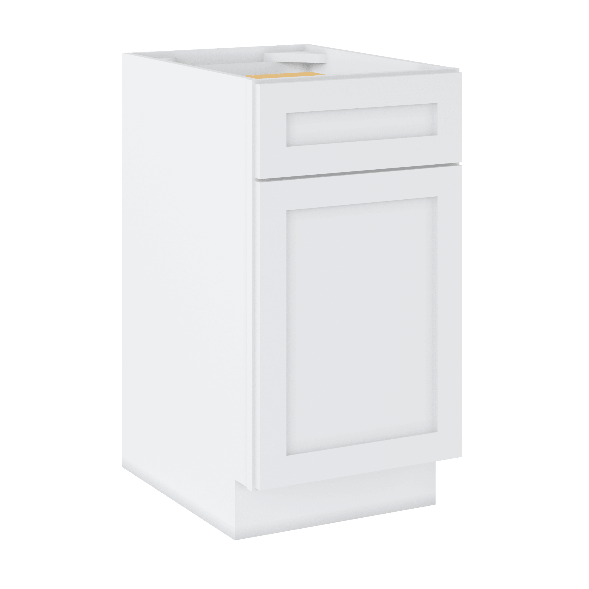 Base Kitchen Cabinet B18 Alpina White LessCare 18 in. width 34.5 in. height 24 in. depth