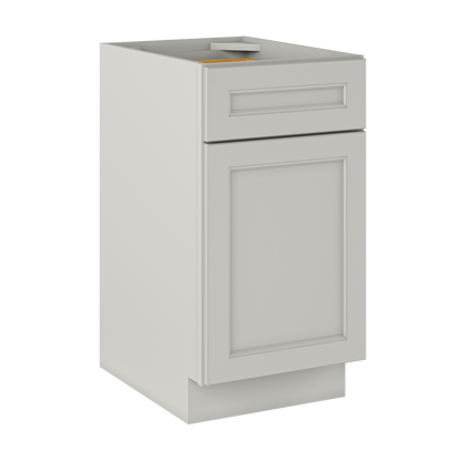 Base Single Door One Drawer 18" Wide Milan Slate Cabinet