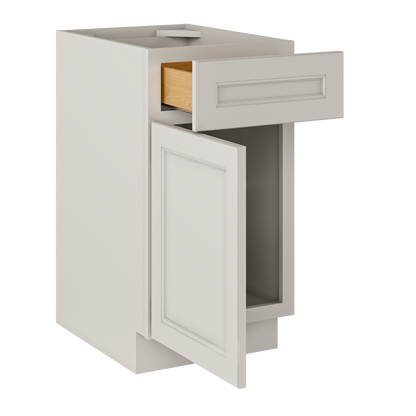 Base Single Door One Drawer 18" Wide Milan Slate Cabinet