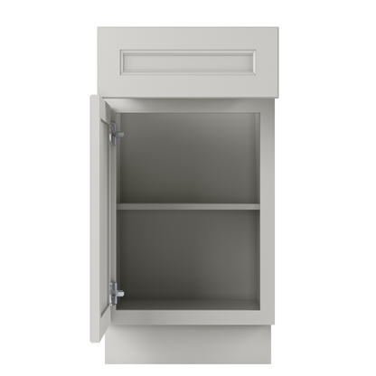 Base Single Door One Drawer 18" Wide Milan Slate Cabinet