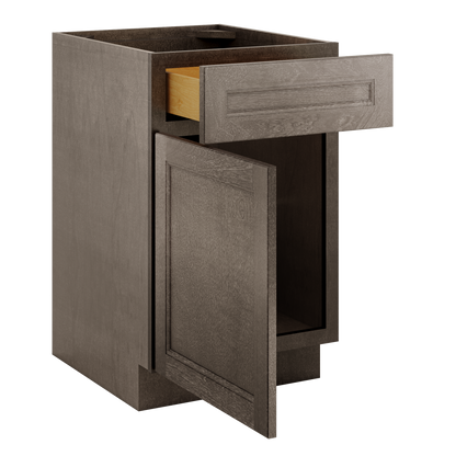 Base Kitchen Cabinet B21 Milan Slate 21 in. width 34.5 in. height 24 in. depth
