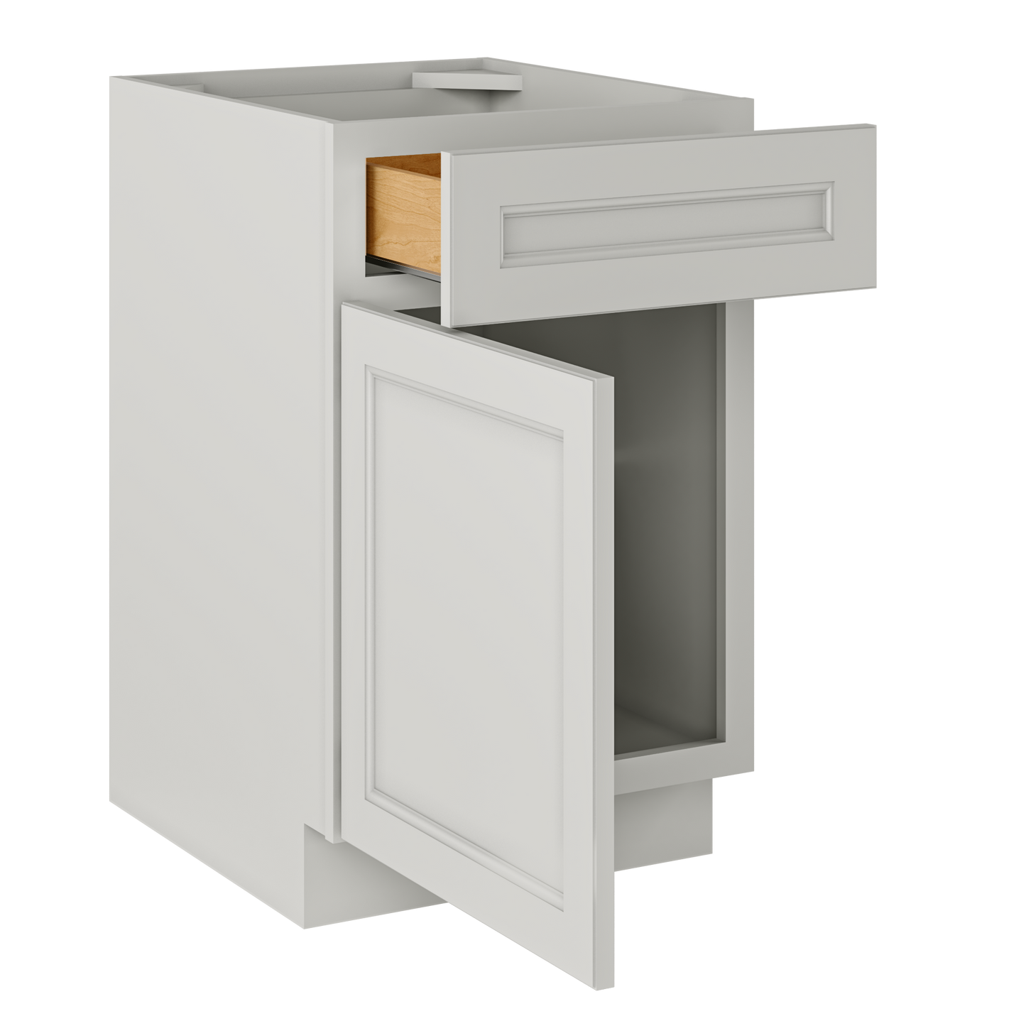 Base Kitchen Cabinet B21 Milan Pearl 21 in. width 34.5 in. height 24 in. depth