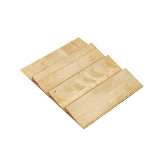 Wolf Classic Dartmouth 5-piece White Paint Base Spice Drawer Insert Installed