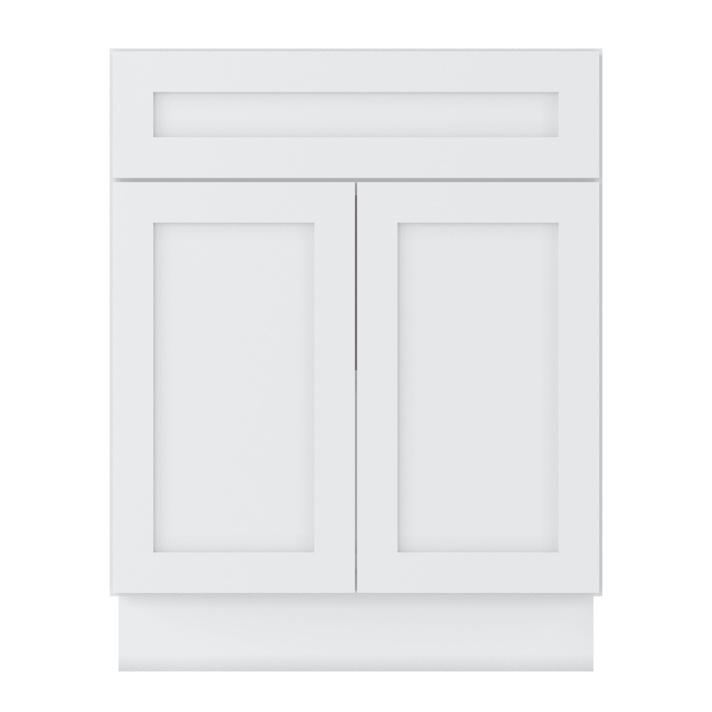 Base Kitchen Cabinet B27 Alpina White LessCare 27 in. width 34.5 in. height 24 in. depth