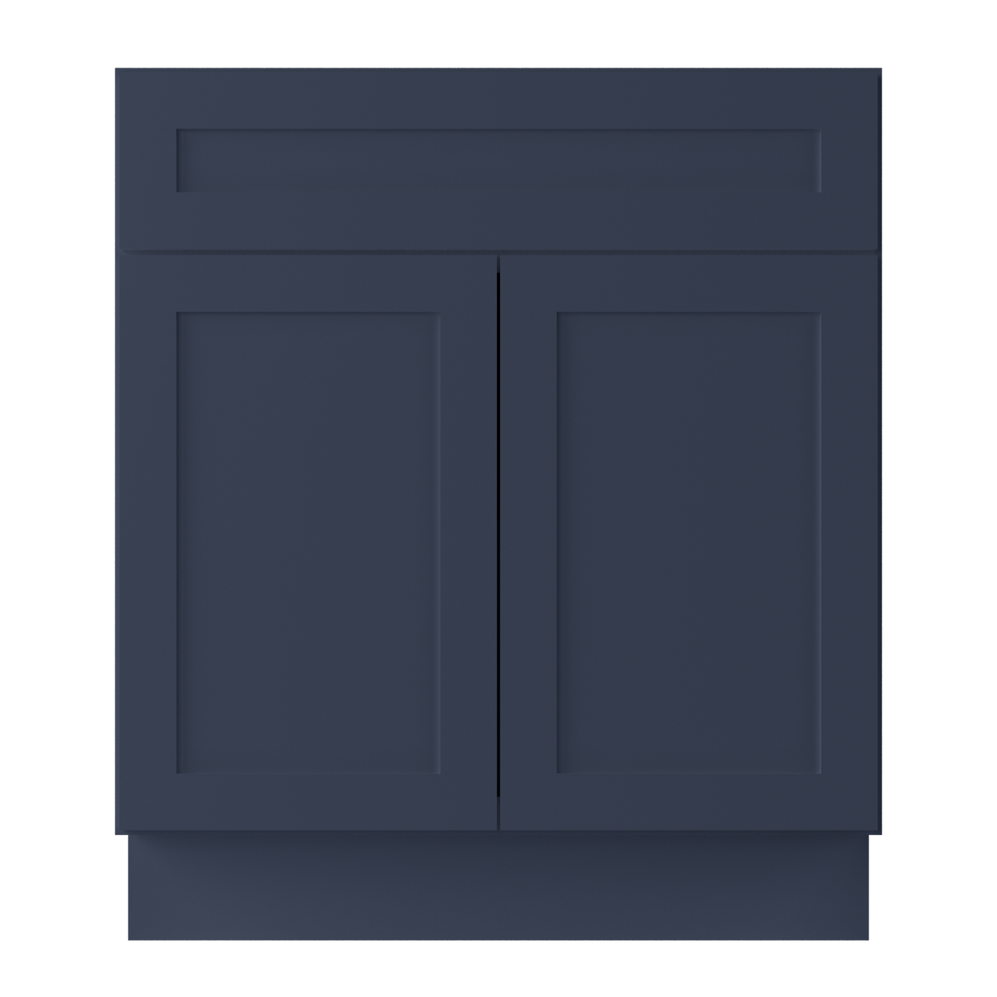 Base Kitchen Cabinet B30 Danbury Blue LessCare 30 in. width 34.5 in. height 24 in. depth