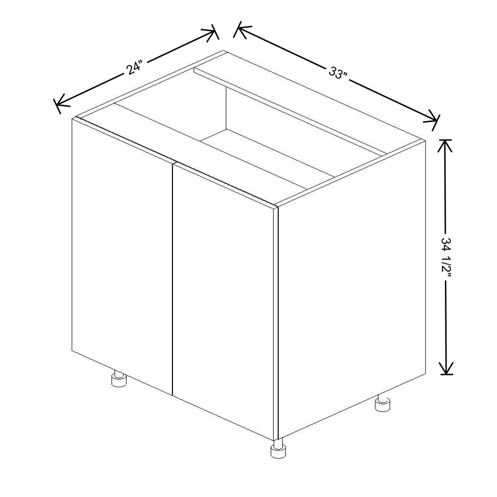 Fabuwood Illume Catalina Como Ash 2 33"W Double Door