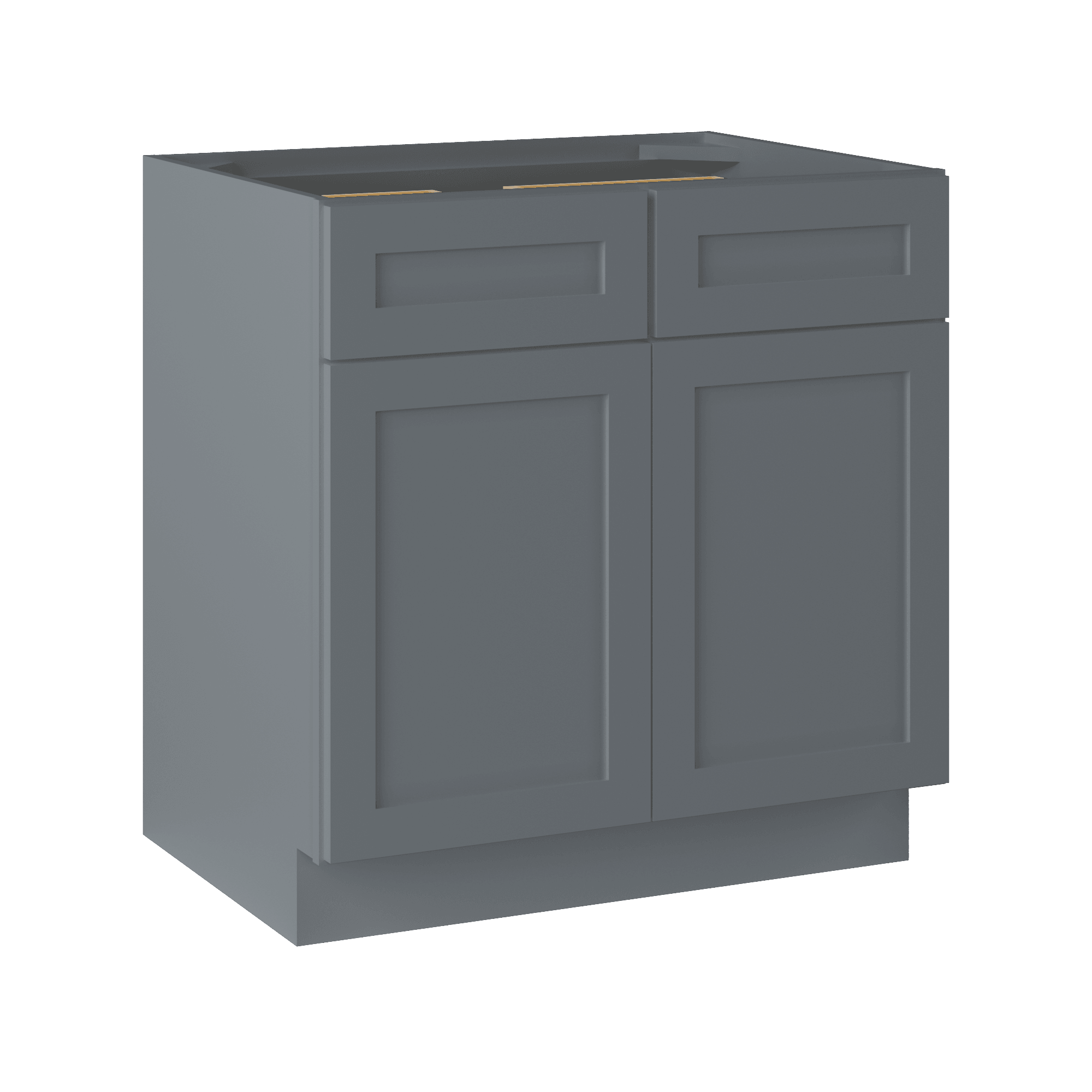 Base Kitchen Cabinet B33 Colonial Gray LessCare 33 in. width 34.5 in. height 24 in. depth