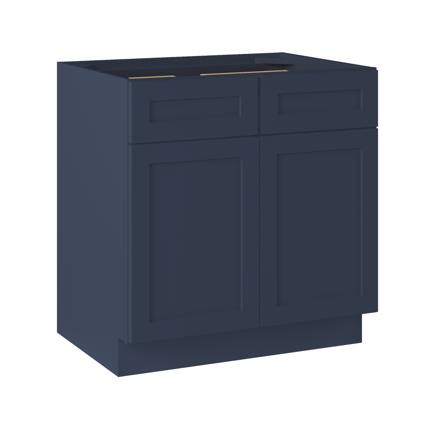 Base Kitchen Cabinet B33 Danbury Blue LessCare 33 in. width 34.5 in. height 24 in. depth