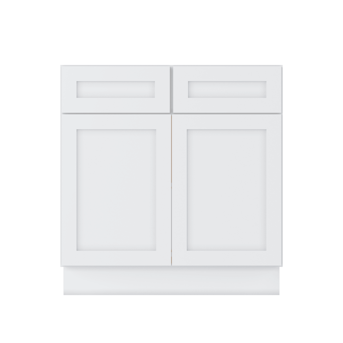 Base Kitchen Cabinet B33 Alpina White LessCare 33 in. width 34.5 in. height 24 in. depth