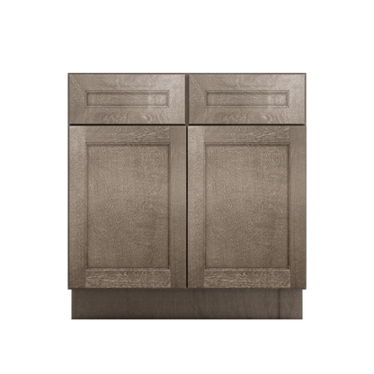 Base Kitchen Cabinet B33 Milan Slate 33 in. width 34.5 in. height 24 in. depth