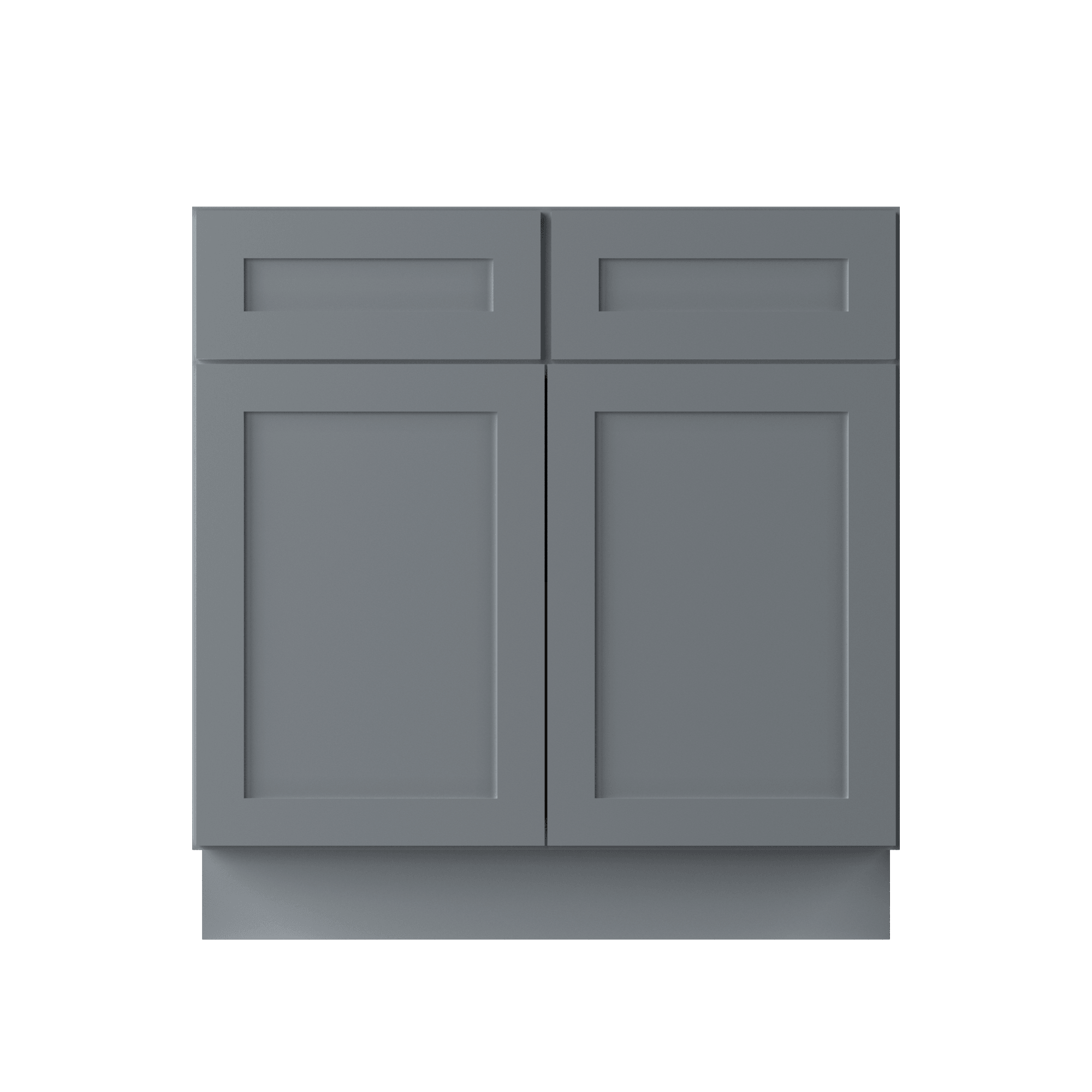 Base Kitchen Cabinet B33 Colonial Gray LessCare 33 in. width 34.5 in. height 24 in. depth