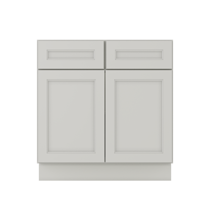 Base Kitchen Cabinet B33 Milan Pearl 33 in. width 34.5 in. height 24 in. depth