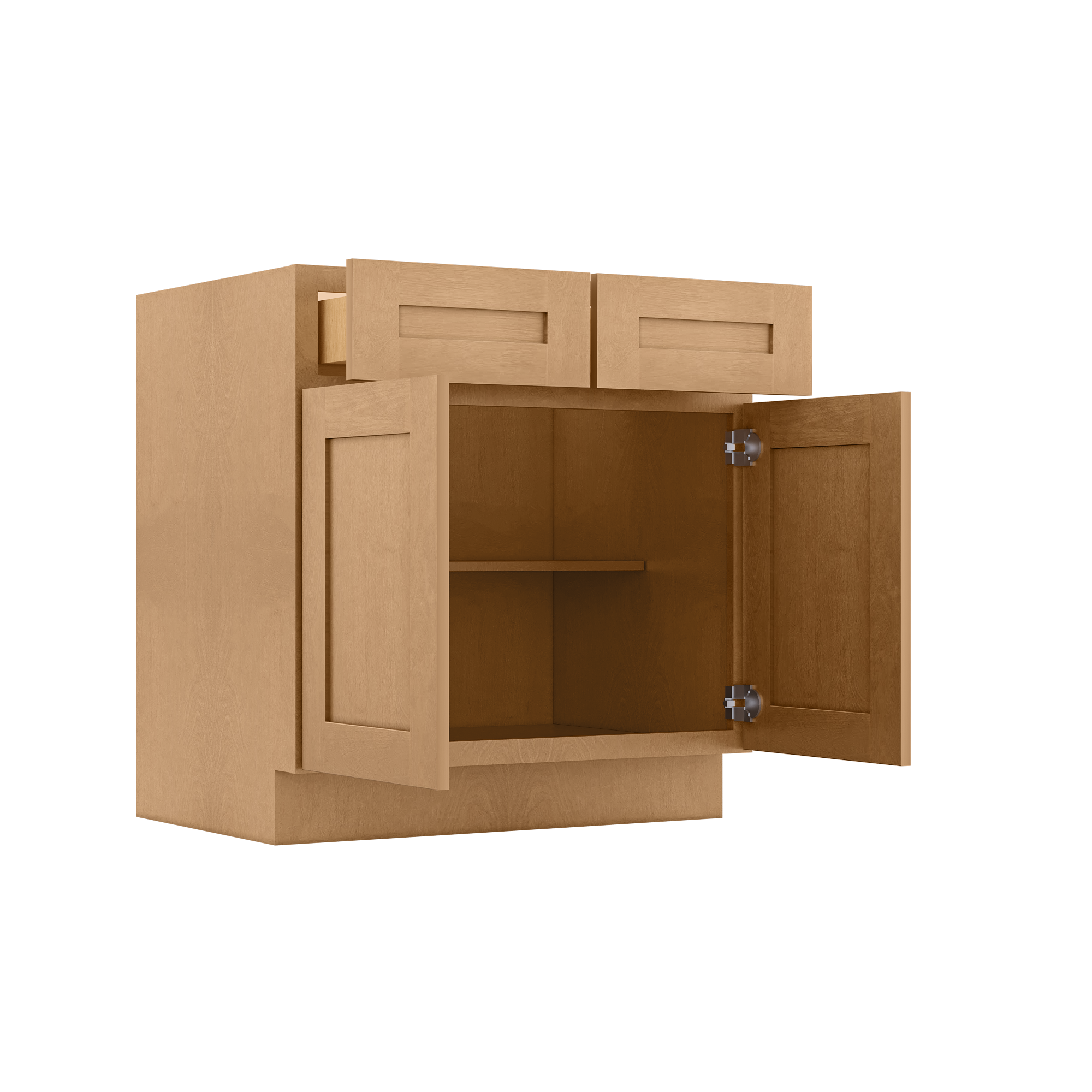 Base Kitchen Cabinet B33 Shaker Toffee 33 in. width 34.5 in. height 24 in. depth