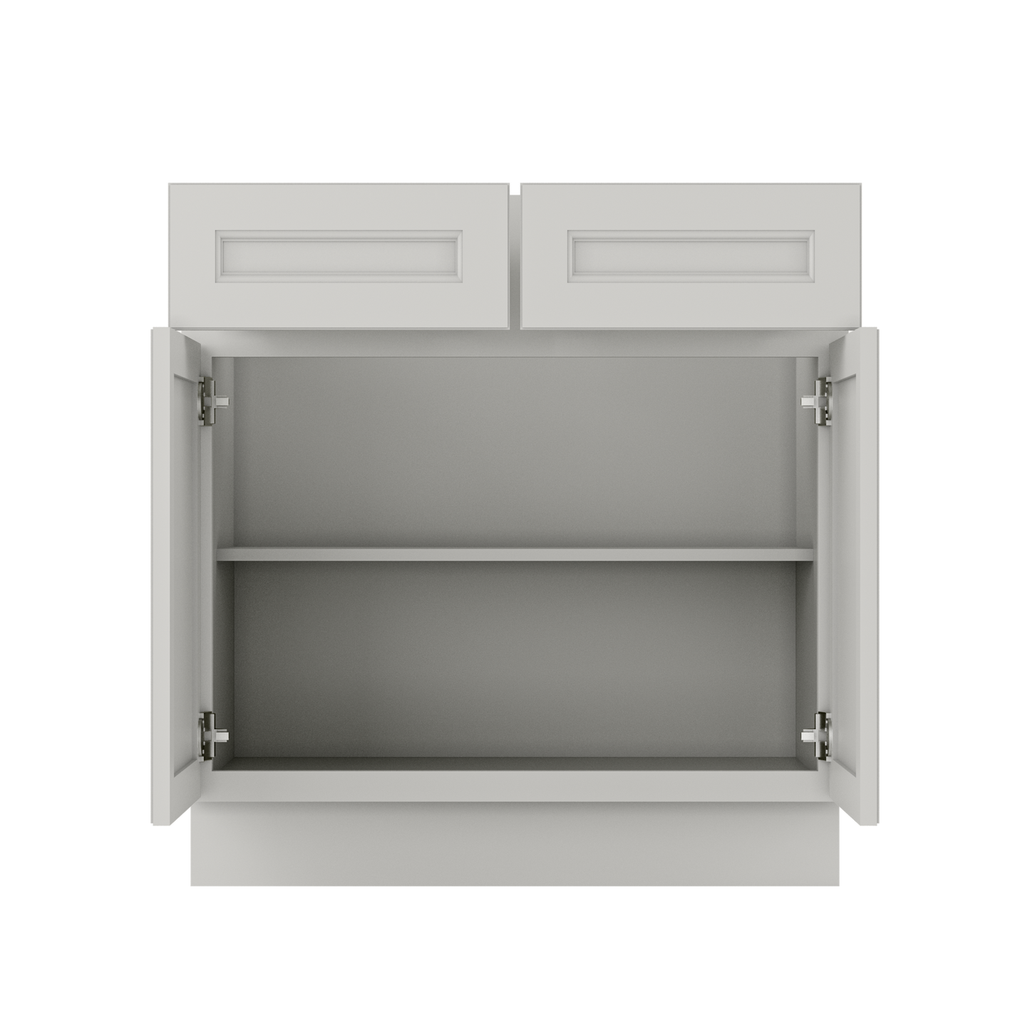 Base Kitchen Cabinet B33 Milan Pearl 33 in. width 34.5 in. height 24 in. depth