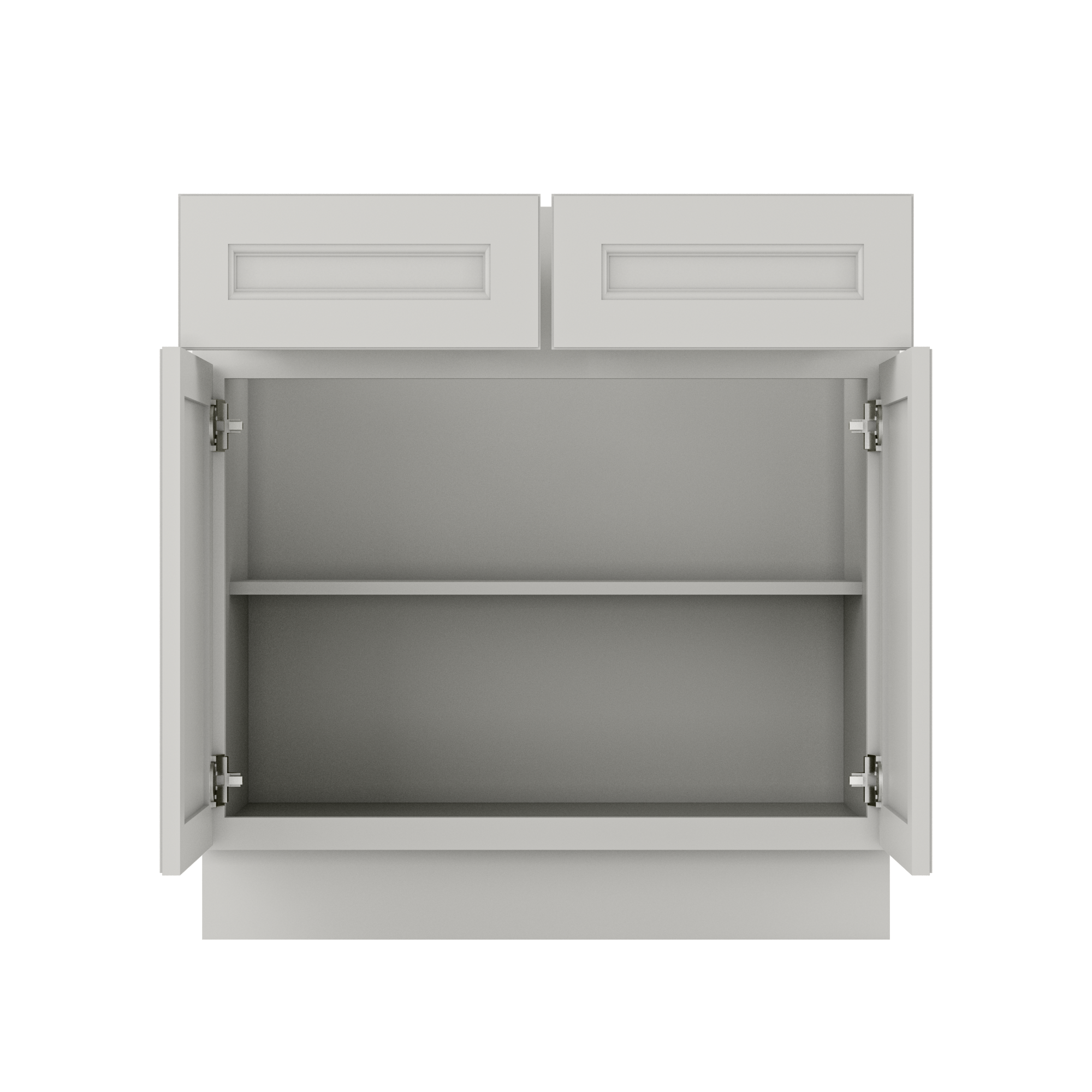 Base Kitchen Cabinet B33 Milan Pearl 33 in. width 34.5 in. height 24 in. depth