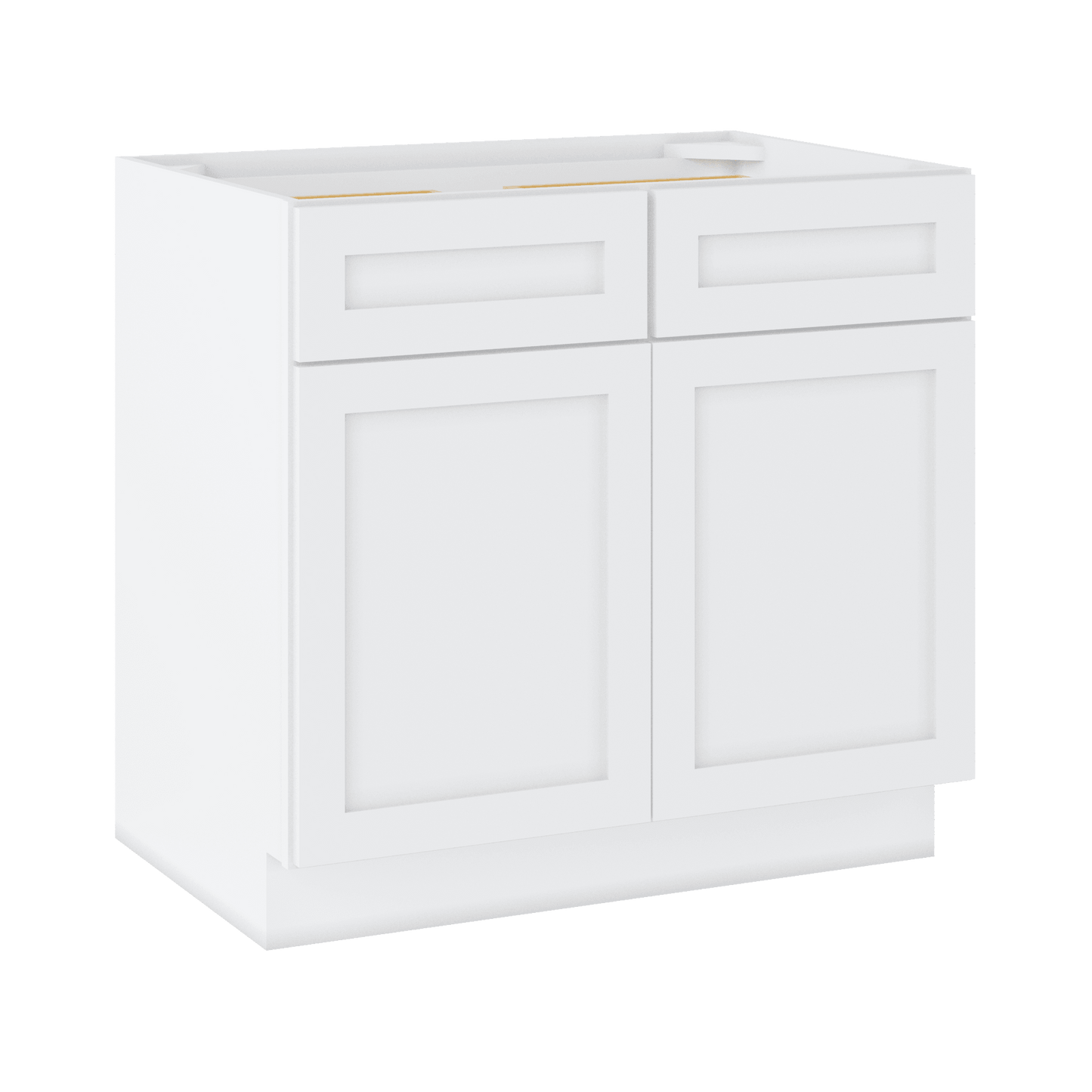 Base Kitchen Cabinet B36 Alpina White LessCare 36 in. width 34.5 in. height 24 in. depth