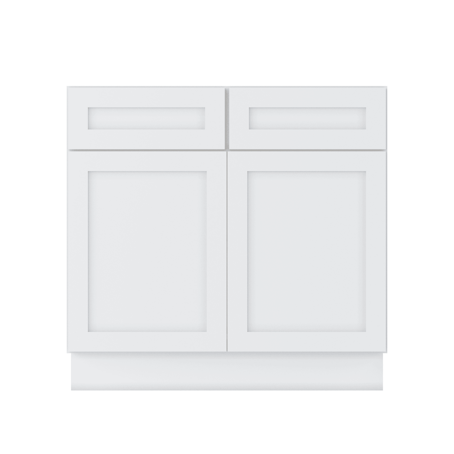 Base Kitchen Cabinet B36 Alpina White LessCare 36 in. width 34.5 in. height 24 in. depth