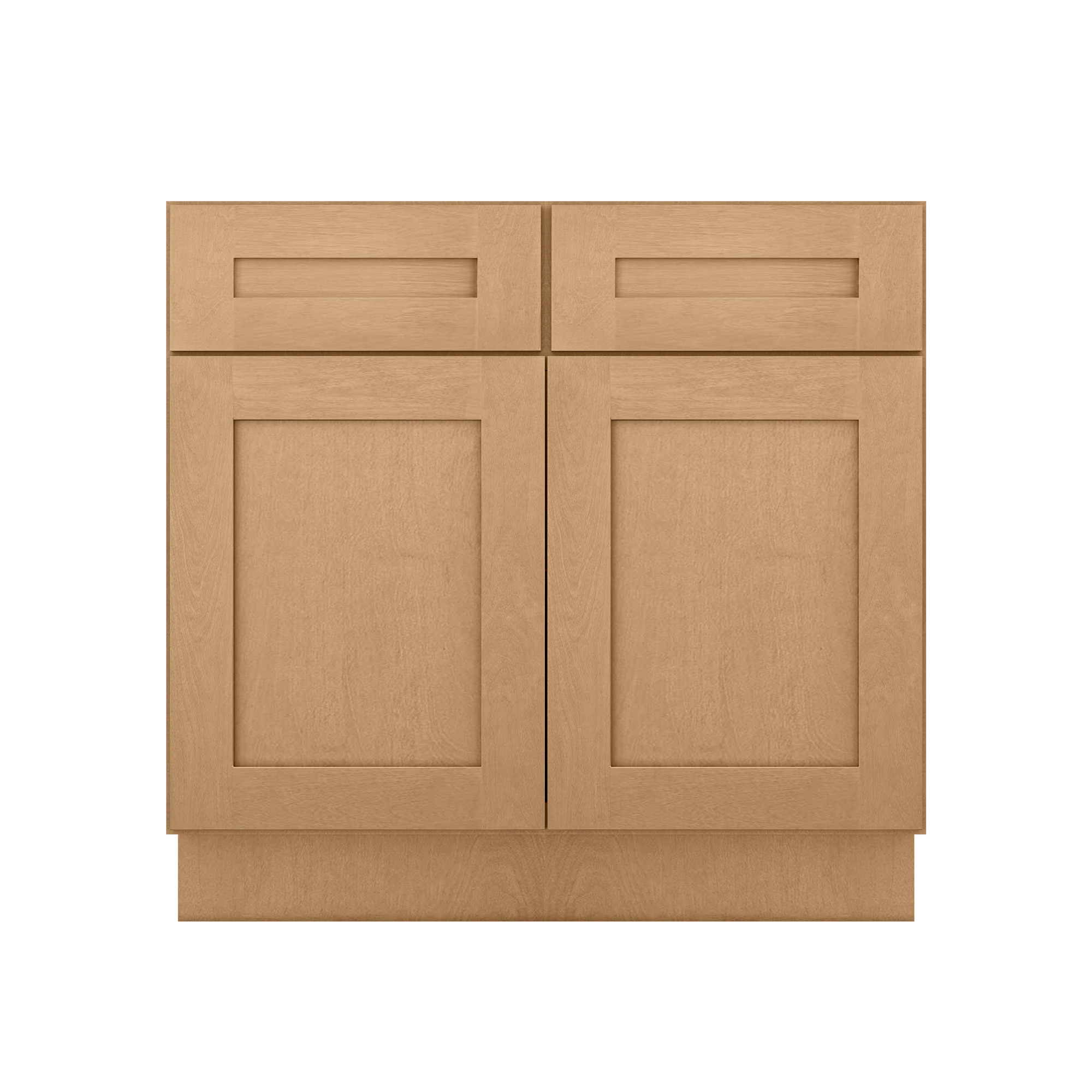 Base Kitchen Cabinet B36 Shaker Toffee LessCare 36 in. width 34.5 in. height 24 in. depth