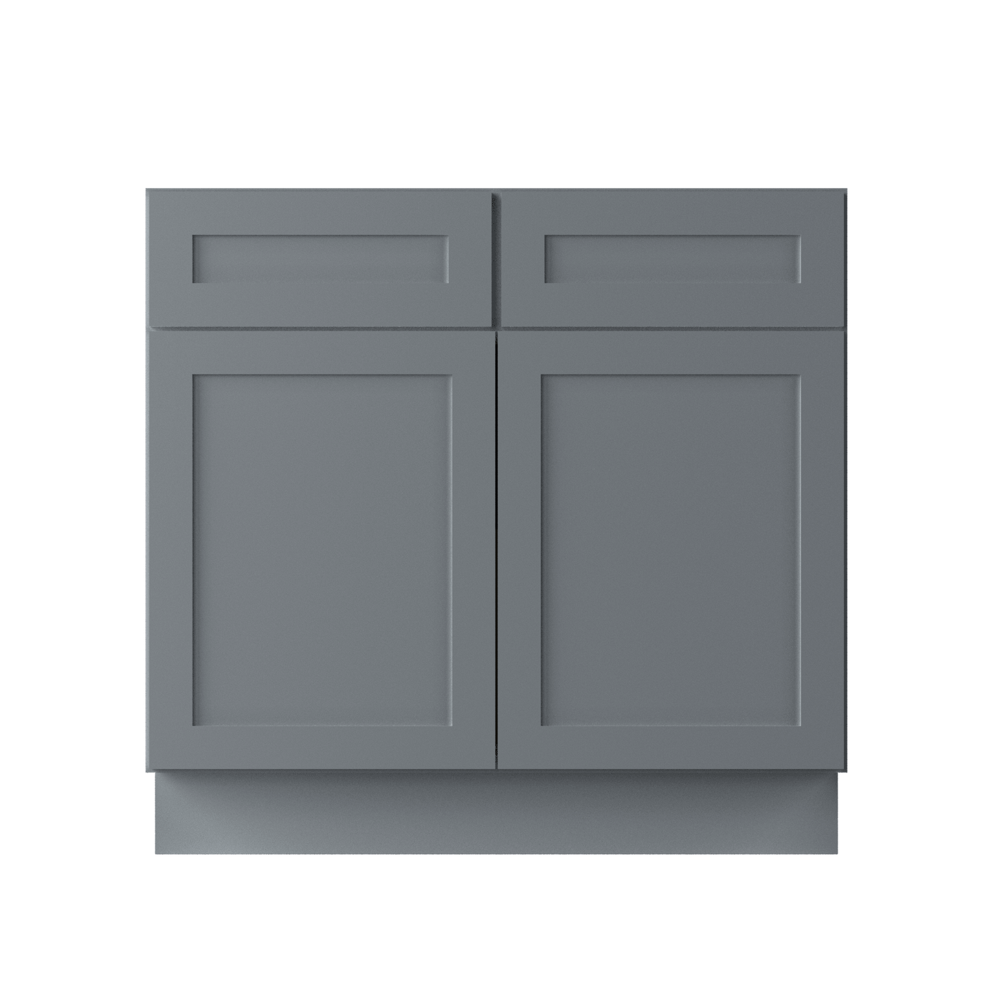 Base Kitchen Cabinet B36 Colonial Gray LessCare 36 in. width 34.5 in. height 24 in. depth