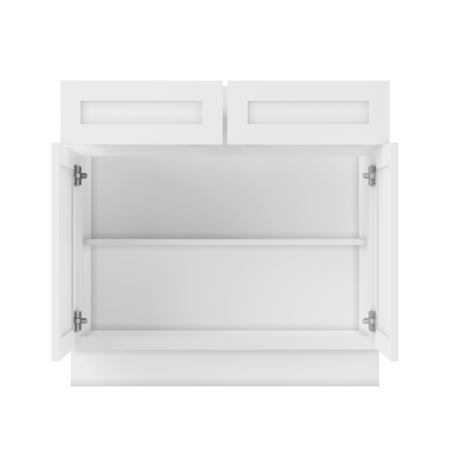 Base Kitchen Cabinet B36 Alpina White LessCare 36 in. width 34.5 in. height 24 in. depth