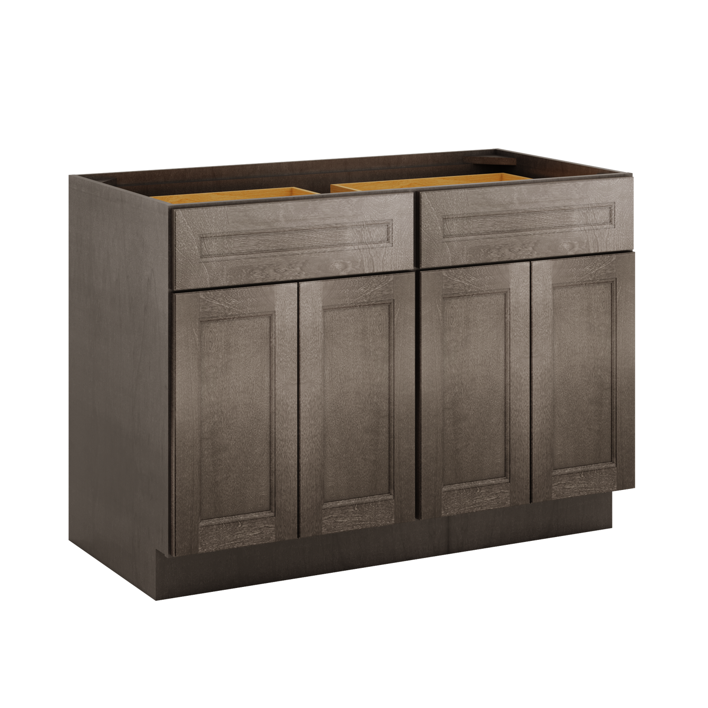 Base Kitchen Cabinet B48 Milan Slate 48 in. width 34.5 in. height 24 in. depth