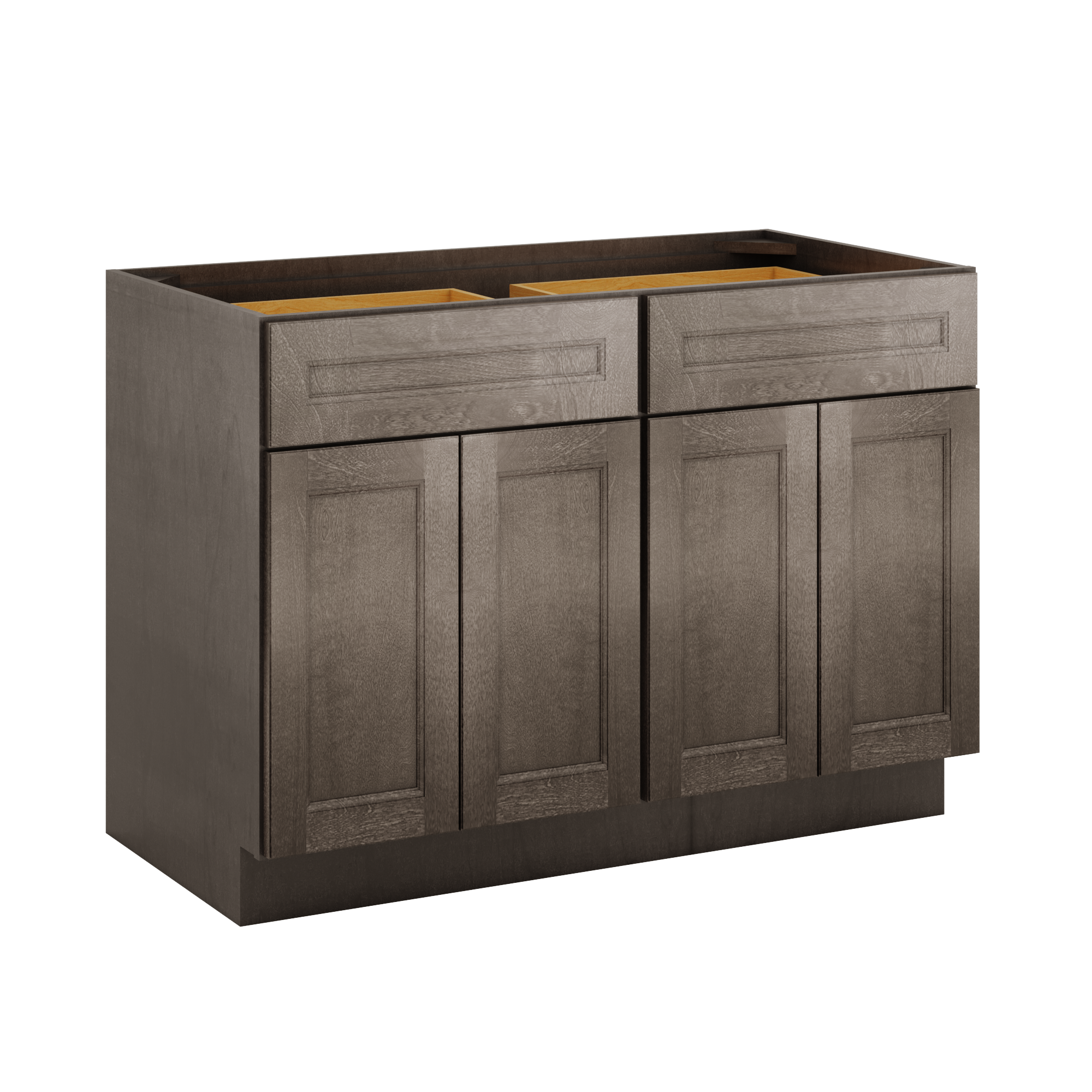 Base Kitchen Cabinet B48 Milan Slate 48 in. width 34.5 in. height 24 in. depth