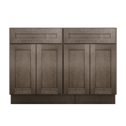 Base Kitchen Cabinet B48 Milan Slate 48 in. width 34.5 in. height 24 in. depth