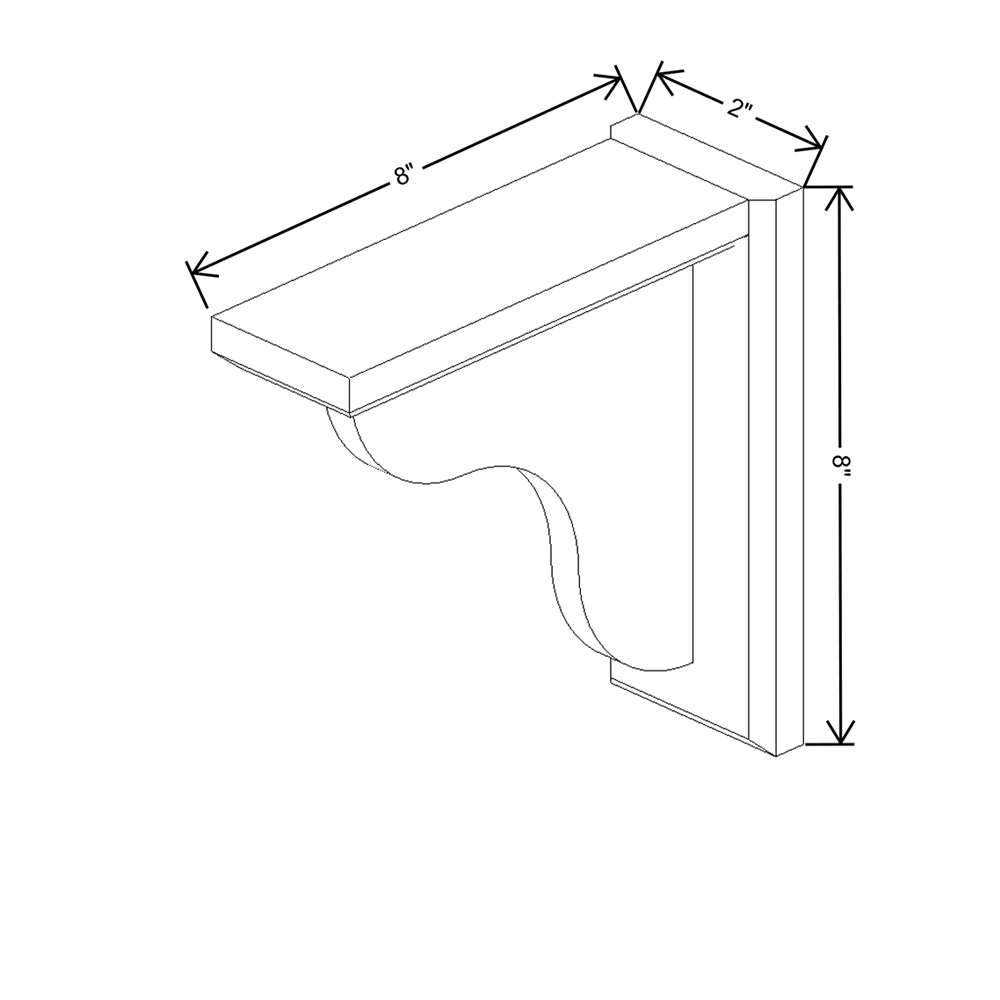 Wolf Classic Grove Opal Paint Bar Bracket