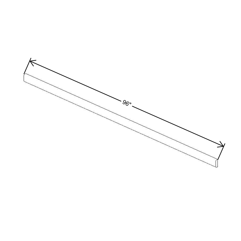 CNC Concord Fashion White 96"W X 1/4" H Batten Molding