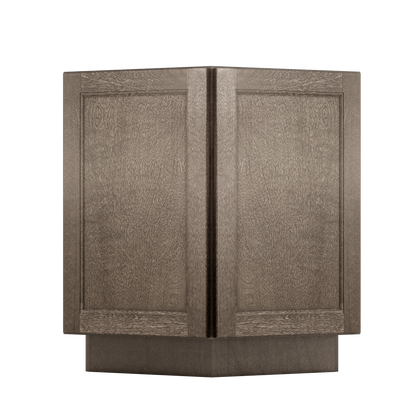 Base End Kitchen Cabinet BECF24 Milan Slate 24 in. width 34.5 in. height 24 in. depth