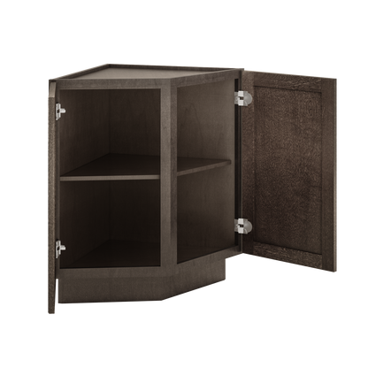 Base End Kitchen Cabinet BECF24 Milan Slate 24 in. width 34.5 in. height 24 in. depth