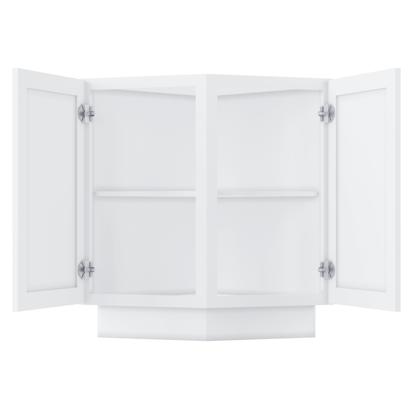 Base End Kitchen Cabinet BECF24 Alpina White LessCare 24 in. width 34.5 in. height 24 in. depth