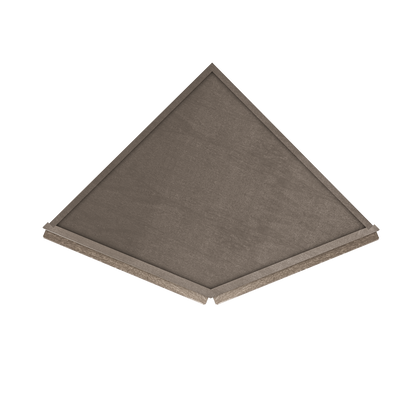 Base End Kitchen Cabinet BECF24 Milan Slate 24 in. width 34.5 in. height 24 in. depth