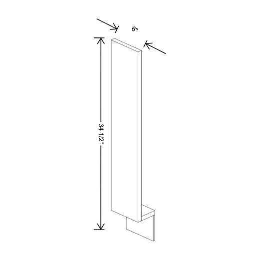 Cubitac Prestige Newport Latte 6"W Base Filler