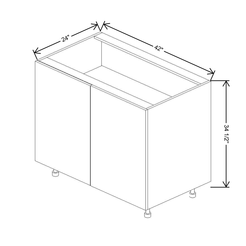 Fabuwood Illume Catalina Nocce 3 45" to 51"W Blind Base