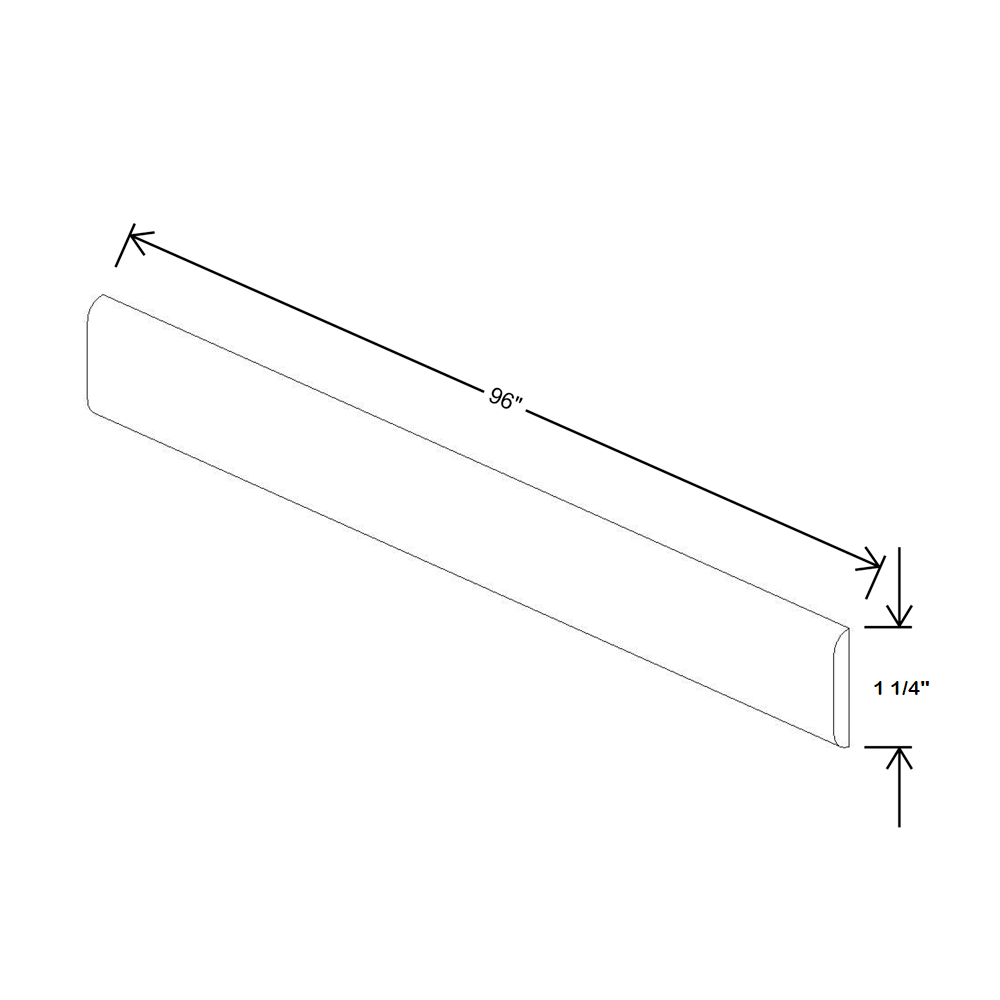 Fabuwood Allure Luna Dove 96"W X 1 1/4"D Batten Molding {N/A w/Value line}