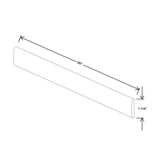 Fabuwood Allure Galaxy Mocha 96"W X 1 1/4"D Batten Molding {N/A w/Value line}